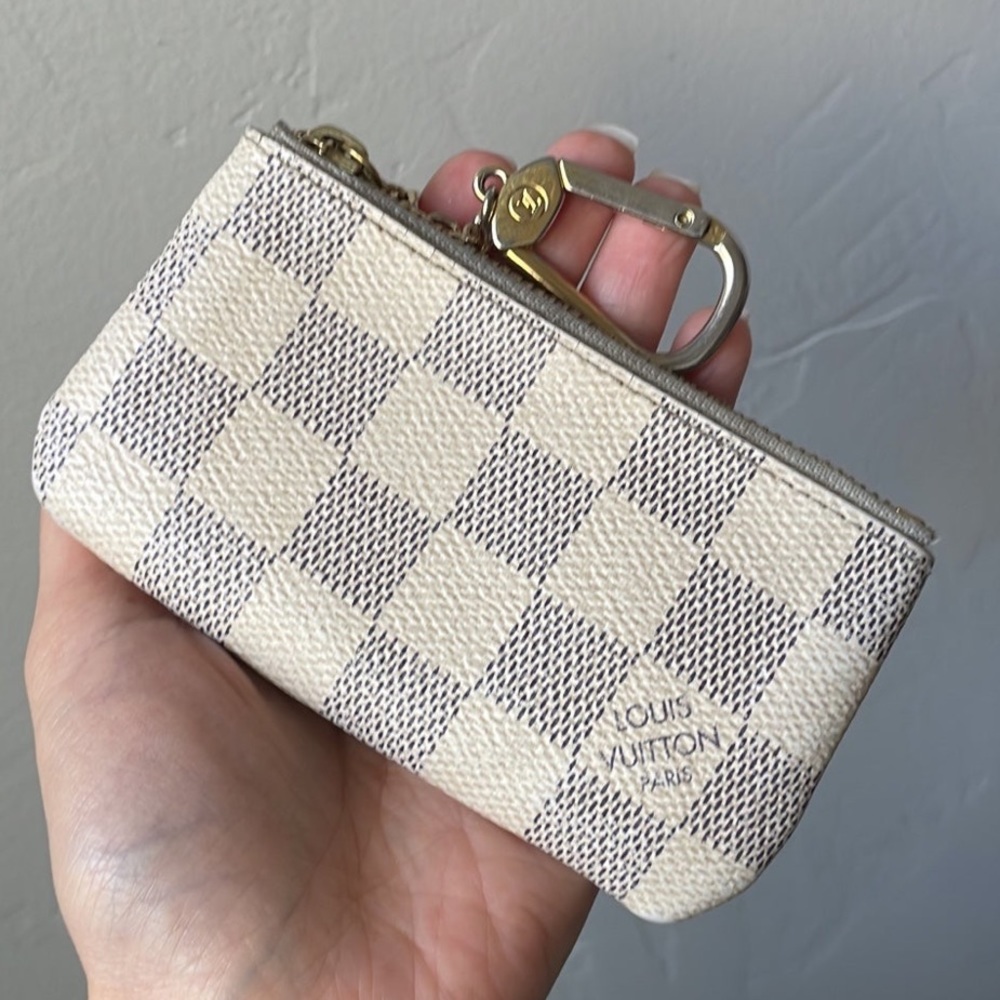 Louis Vuitton Key Pouch Damier Azur